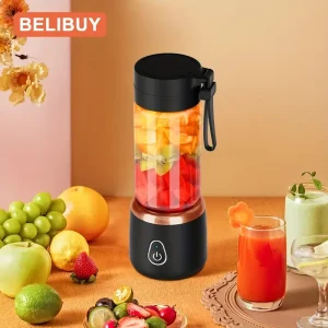 [4-Color Portable Citrus Juicer] Automatic Portable Citrus Juicer - 4 Color Options, Multifunctional Orange & Lemon Juicer, Detachable Design, USB Rechargeable, Food Grade PP Material, Button Control - Perfect for Fresh Juice at Home