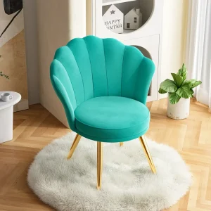 Mid-Century Modern Armchair, Plush Padded Accent Chair With Arms For Living Room Bedroom, Comfortable Lounge Chair For Apartment Waiting Room