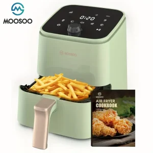 Dual Basket Air Fryer--13-in-1 Functions, 4+8QT, 2 Drawers, Sync Cooking Time, One-Touch Cook Functions, And Rapid Cooking, 1800 Watt Power, Including 50 Air Fryer Liners, Christmas Gifts