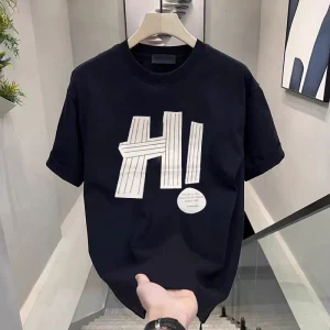 [4pcs Men's Casual T-shirt] Four-piece Set Men's Casual Short Sleeve T-shirt | China Dragon Print Collar, Suitable for Summer Outing, Shorts