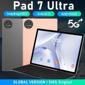 8-Inch High-end Android Tablet, PEICHENG Tablet PC with Android 12/Android 15 RK3326S 4-Core 1.5Ghz/2GB RAM/32GB ROM, 512GB Expandable, 1280x800 HD IPS Screen, 4000mAh Battery, Dual Camera, WiFi Tablet, Type C, Pad