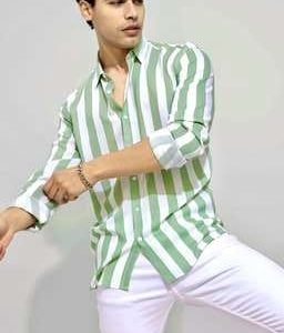 4pcs Men'S Short Sleeve Shirts - Solid Color Button-Up Collar Shirts with Single-Button Cuffs, Breathable Summer Casual & Workwear, Regular Fit for Office & Casual Attire, Ideal Gift for Men, Nontransparent Fabric, Work Attire, Striped Design, Durable Con