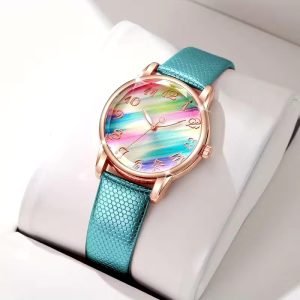 Genuine Fully Automatic Mechanical Watch | Women'S Fashion Trend Sun Moon Stars Multifunctional Couple Student Watch, Stainless Steel and Band, Luminous Feature