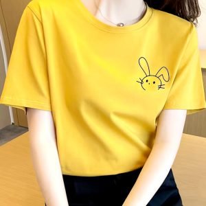 [Casual V-Neck Tee] All-Season Casual V-Neck T-Shirt Set - Women's, Navy, White, Black | Vneck Tee, Casual Style
