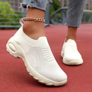 Women'S Chunky Platform Sneakers - Thick Platform Shoes with Cushioned Insole, Non-Slip Rubber Sole - All-Season Everyday & Formal Shoes - Purple - for Women, Ladies Sneakers, Casual Footwear, Stylish Footwear, Comfortable Fit, Fashion Lovers
