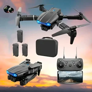 2025 New Upgraded Aerial Drone | 4k HD Camera, Beauty Lens, Fixed Height Hover, One Click Start, Orbital Flight, 360° Intelligent Obstacle Avoidance, Dual Battery Long Lasting 50 Minute Battery Life, 5G Dual Mode Optical Flow+GPS Positioning
