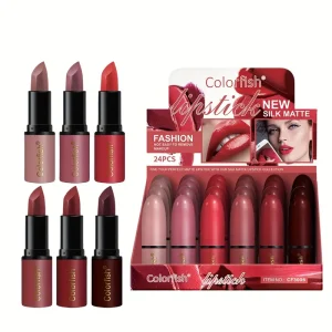 [Waterproof Liquid Lipstick] Long-Lasting Waterproof Matte Liquid Lipstick | Plant-Based Squalane, All Skin Types, Dark Red to Black Range, Moisturizing Lip Tint, Green, Purple, Red Line, Mixed Color System