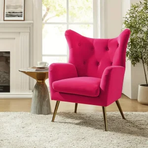Ottoman Style Modern Cushioned Single Sofa Chair - Plush Soft Chenille Fabric & High-Density Foam, White Luxury Armchair with Deep Seating for Napping, Reading, Relaxing - Compact Multi-Functional Furniture for Small Spaces, Living Room, Bedroom, Apartmen