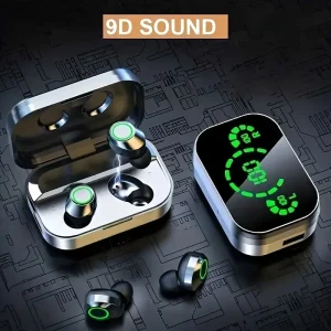 [Premium Wireless Earphones] 2025 J20 Wireless Earphones | Brilliant Pearl White, Ergonomic Design, HiFi Stereo, Touch Control, Type-C Charging, 600mAh, Compatible with Android & iOS, Sports, Learning, Office, Travel, Noise Isolation, Premium Audio, Comfo
