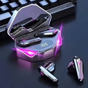 25 Years Upgraded Wireless Earbuds | Noise-Canceling Sports Headphones, 5.0 Gaming Headphones, Stereo with Microphone, LED Display, High Sound Quality, Aesthetically Pleasing, Durable And Long-Lasting, Rechargeable Polymer Battery, Type-C Charging